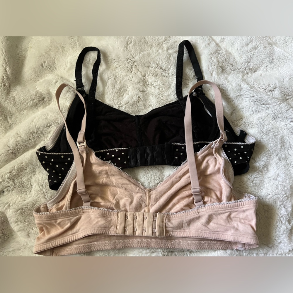 🦋 3/$25 🦋 Gilligan & O’Malley two pack nursing bras - Picture 9 of 11